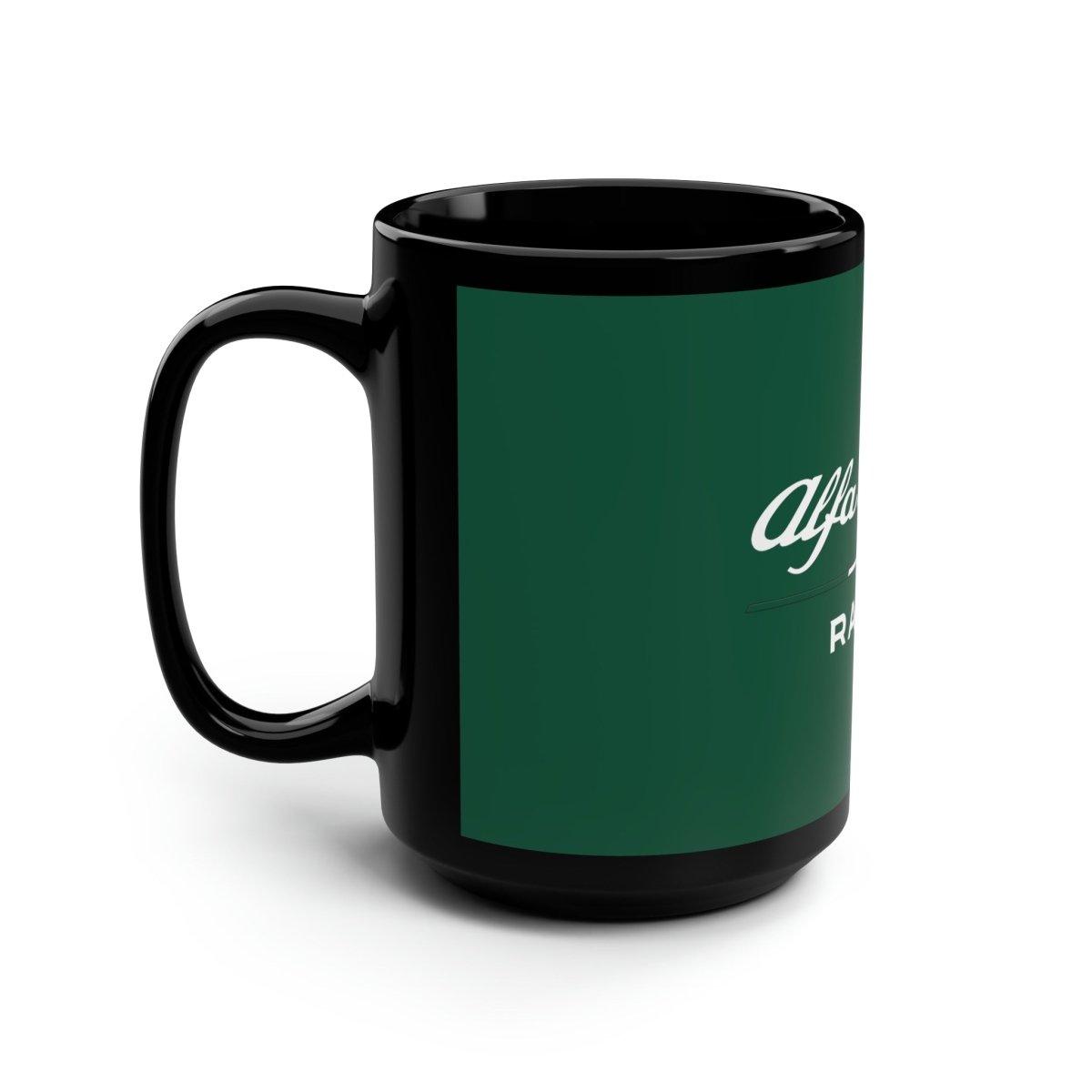 Alfa Romeo Racing Verde & Black Heritage 15oz Coffee Mug - AI Print Spot