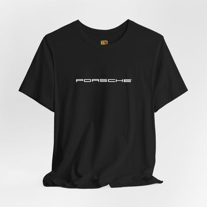 Porsche Inspired Logo Bella+Canvas Short-Sleeve Tee - 16 Colors - Ethical Unisex Cotton T-Shirt - Made in USA