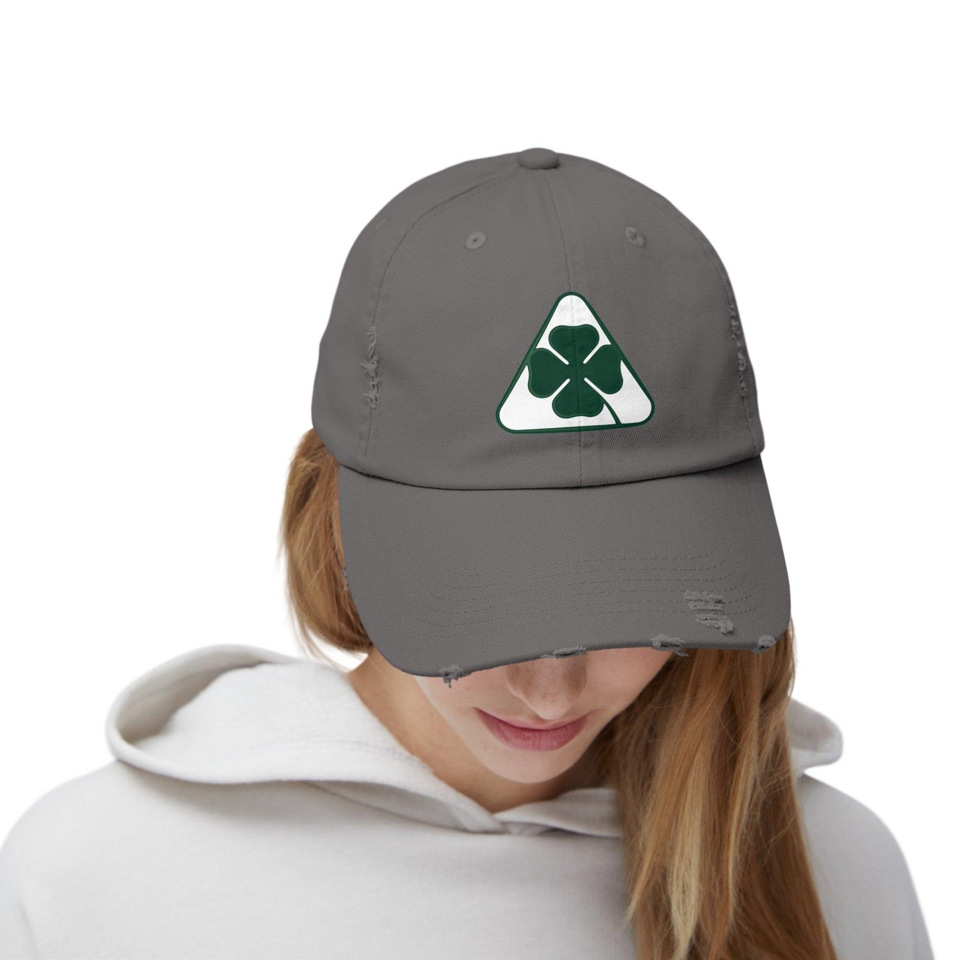 Alfa Romeo Quadrifoglio Hat - Unisex Distressed Cap, Adjustable Fit - Multiple Colors - AI Print Spot