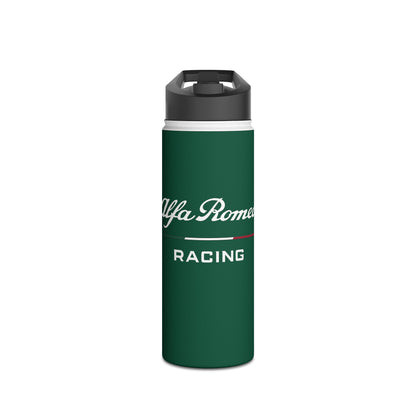 Alfa Romeo F1 Livery Official 2023 Vaso de botella de agua de acero inoxidable verde - Personalizado, Personalizado