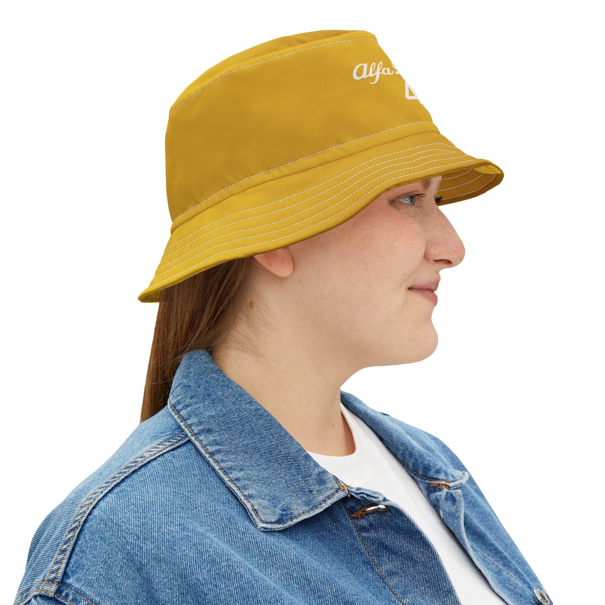 Alfa Romeo 4C Bucket Hat - Giallo Prototipo Yellow, Made in USA - AI Print Spot