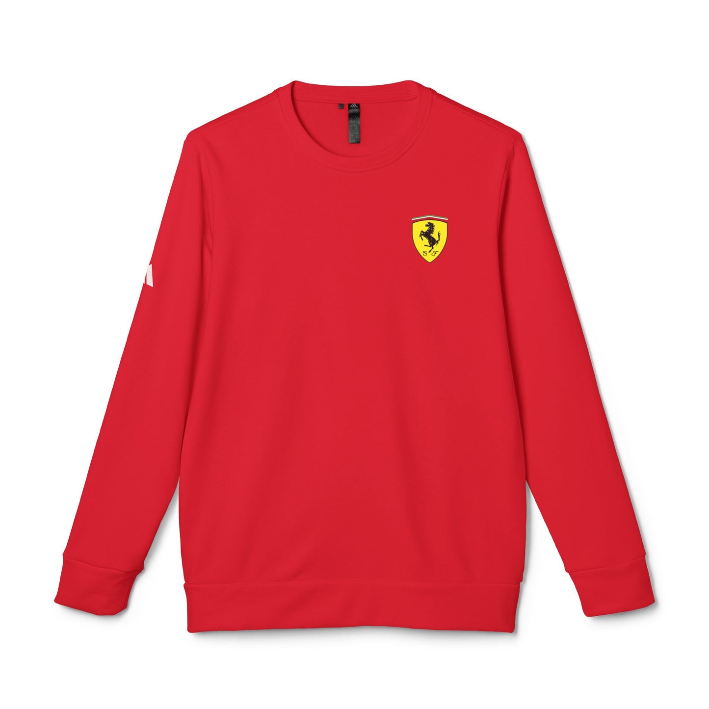 adidas Unisex Fleece Sweatshirt with Ferrari Scuderia Logo – Premium Comfort Meets Racing Style