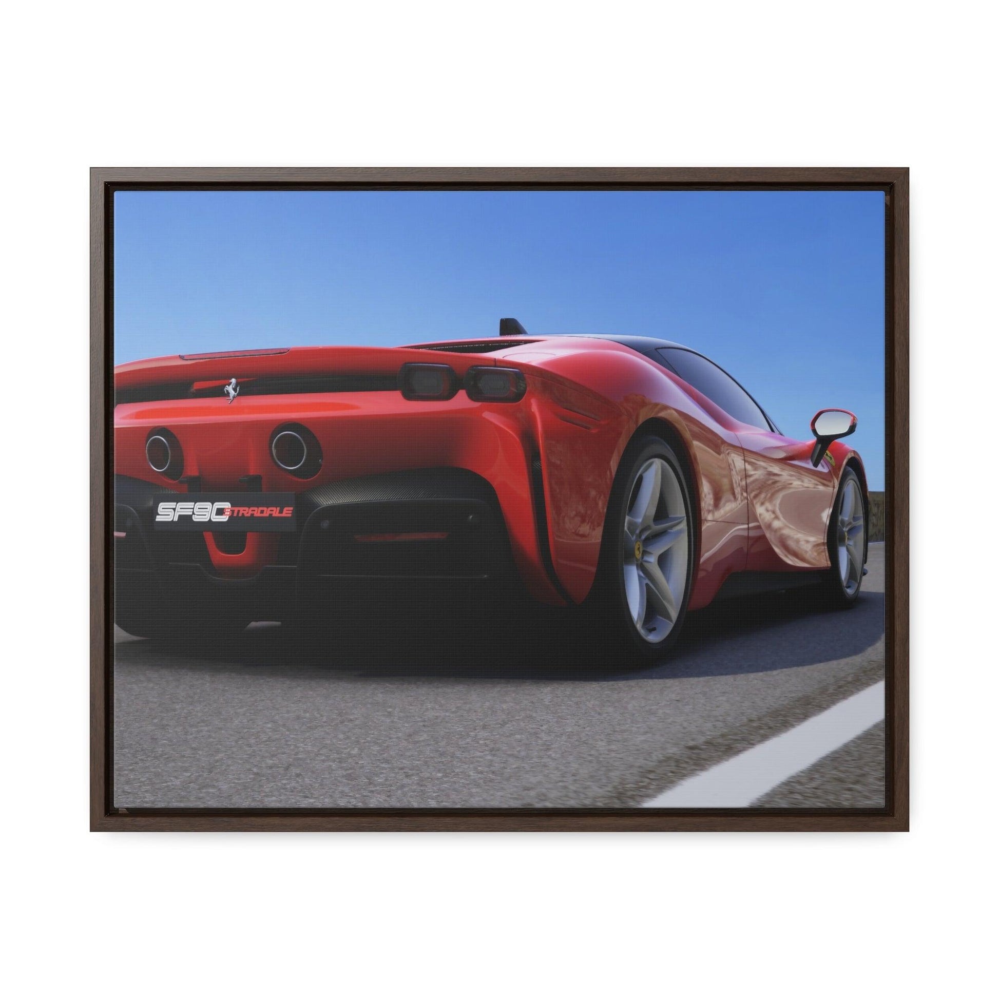 Ferrari SF90 Asphalt Dominator Canvas Art - Custom, Personalized - Canvas - AI Print Spot