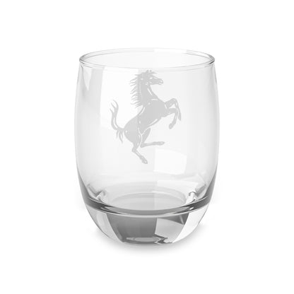 Ferrari Cavallino Rampante - Prancing Horse - 6oz Whiskey Glass – Iconic Italian Design - Made in the USA