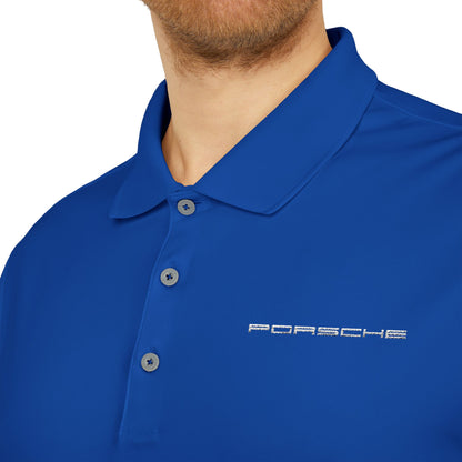 Porsche Adidas Performance Polo Shirt Embroidered in White - Multiple Colors