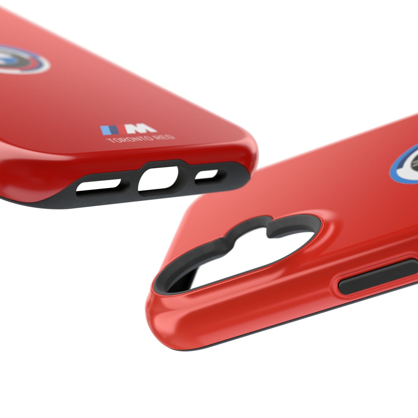 BMW G8X Toronto Red iPhone MagSafe Tough Case - 50 Jahre Logo and M Piping