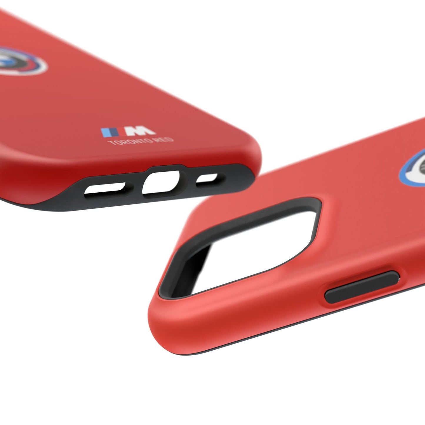 BMW G8X Toronto Red iPhone MagSafe Tough Case - 50 Jahre Logo and M Piping