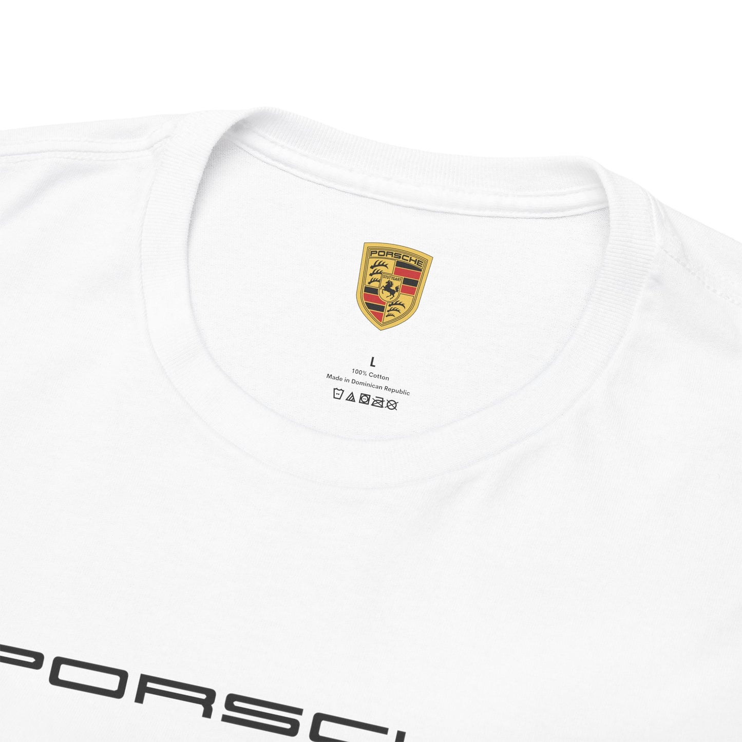 Porsche Unisex Heavy Cotton Tee - Casual Automotive Summer Style Shirt - 13 Colors