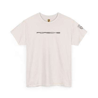 Porsche Unisex Heavy Cotton Tee - Casual Automotive Summer Style Shirt - 13 Colors