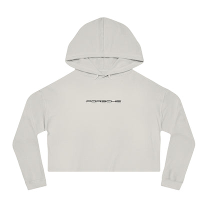 Porsche Crest Crop Hoodie for Women - 8 Colors