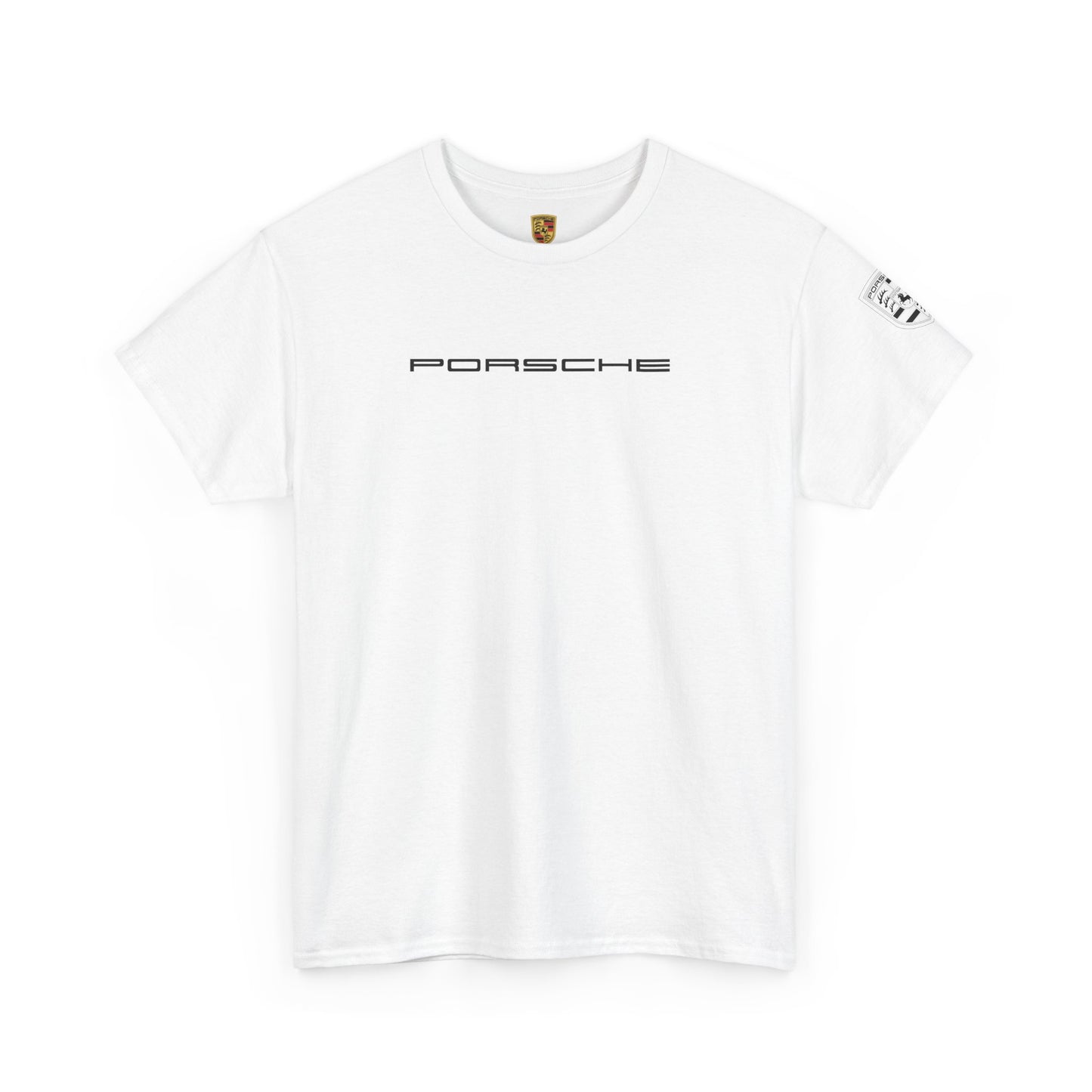 Porsche Unisex Heavy Cotton Tee - Casual Automotive Summer Style Shirt - 13 Colors