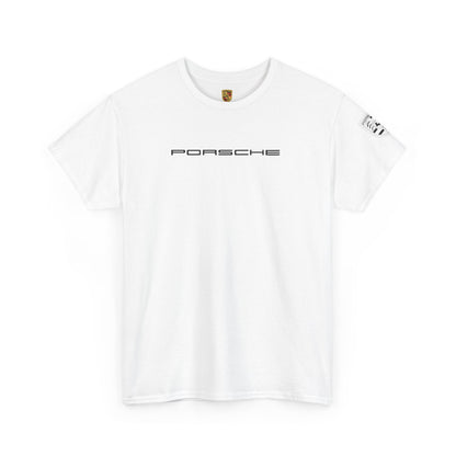 Porsche Unisex Heavy Cotton Tee - Casual Automotive Summer Style Shirt - 13 Colors