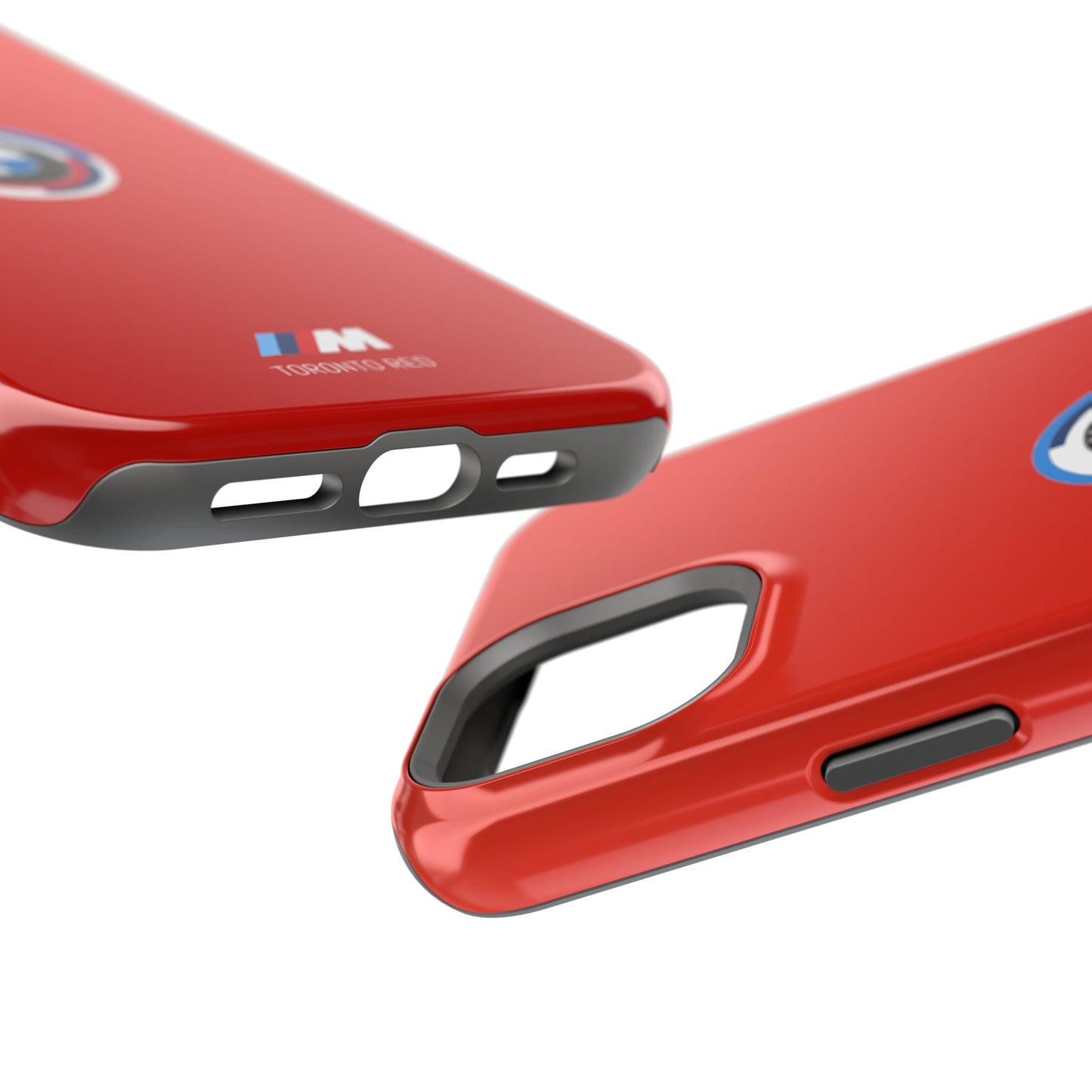 BMW G8X Toronto Red iPhone MagSafe Tough Case - 50 Jahre Logo and M Piping