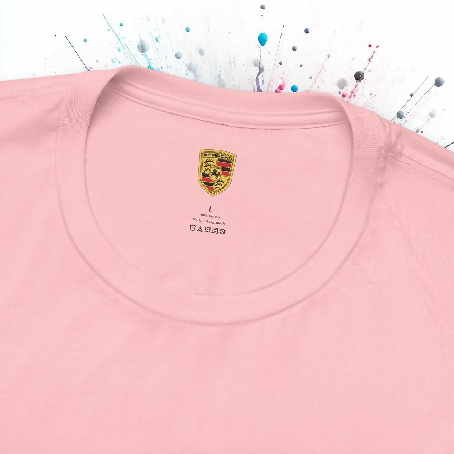 Porsche Inspired Logo Bella+Canvas Short-Sleeve Tee - 16 Colors - Ethical Unisex Cotton T-Shirt - Made in USA