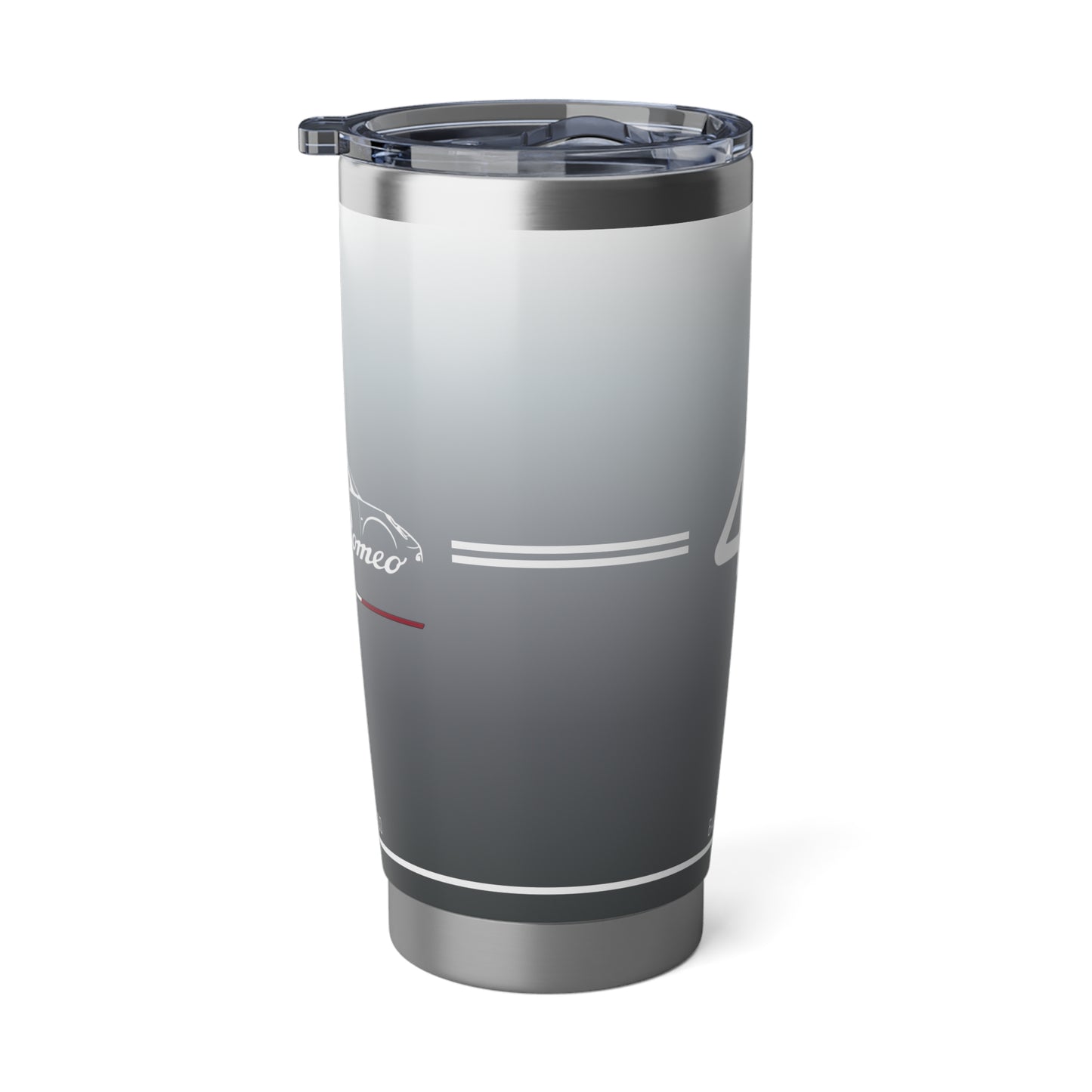 Alfa Romeo 4C Tumbler - 20oz Insulated Travel Mug, Basalt Grey - Ideal for Racing Enthusiasts