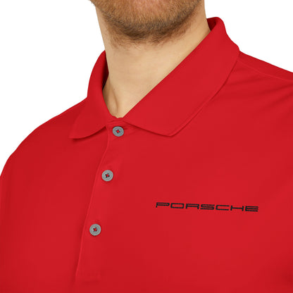 Porsche Adidas Performance Polo Shirt Embroidered in Black - Multiple Colors