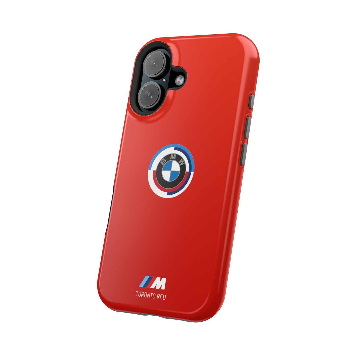 BMW G8X Toronto Red iPhone MagSafe Tough Case - 50 Jahre Logo and M Piping