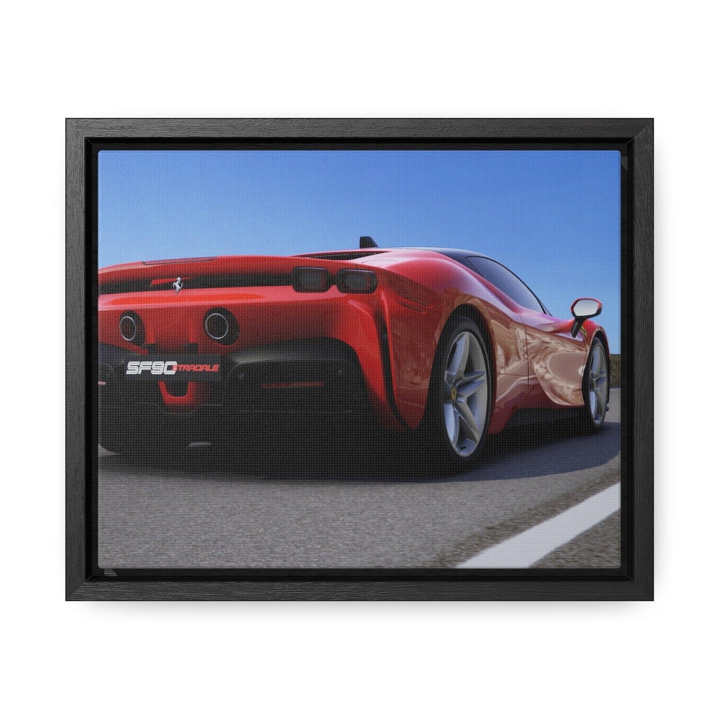 Ferrari SF90 Asphalt Dominator Canvas Art - Custom, Personalized - Canvas - AI Print Spot