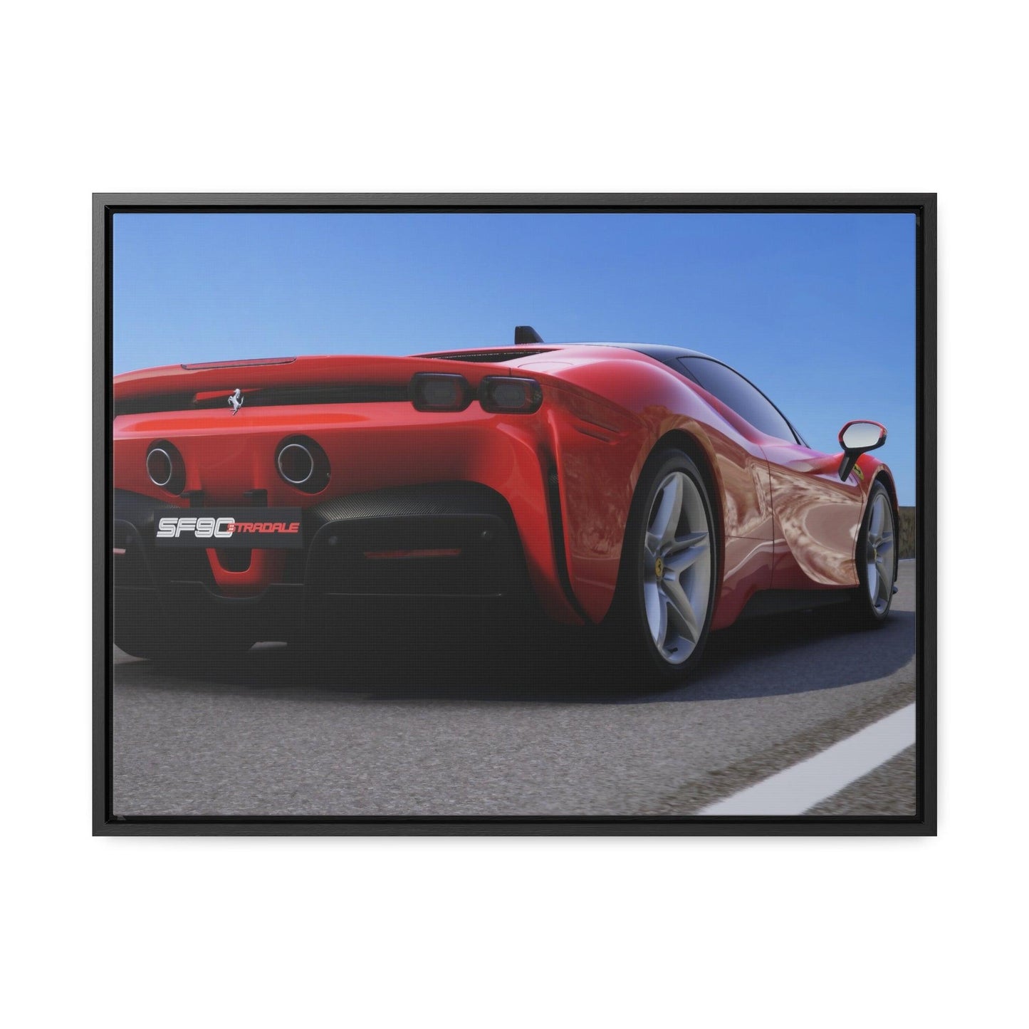 Ferrari SF90 Asphalt Dominator Canvas Art - Custom, Personalized - Canvas - AI Print Spot