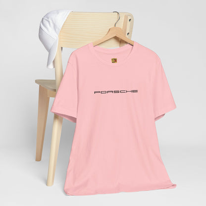 Porsche Inspired Logo Bella+Canvas Short-Sleeve Tee - 16 Colors - Ethical Unisex Cotton T-Shirt - Made in USA