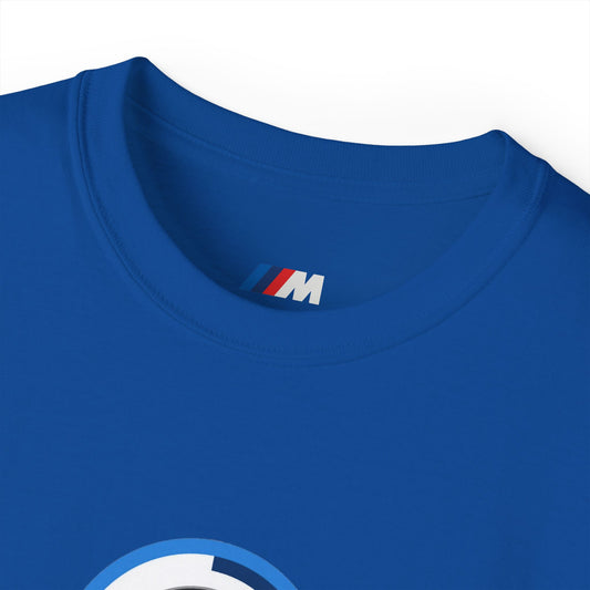 BMW M Logo Tee - Ultra Soft Cotton - Iconic Racing Emblem - Durable & Comfortable - Classic Car Enthusiast Wear - Track Day T-Shirt - Drift