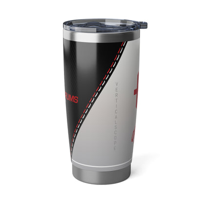 4C Forums Exclusive Vagabond 20oz Tumbler:  Alfa Romeo Madreperla White, Alfa Rosso, Alfa Black + Carbon Fiber Finish