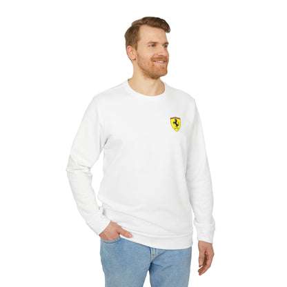 adidas Unisex Fleece Sweatshirt with Ferrari Scuderia Logo – Premium Comfort Meets Racing Style