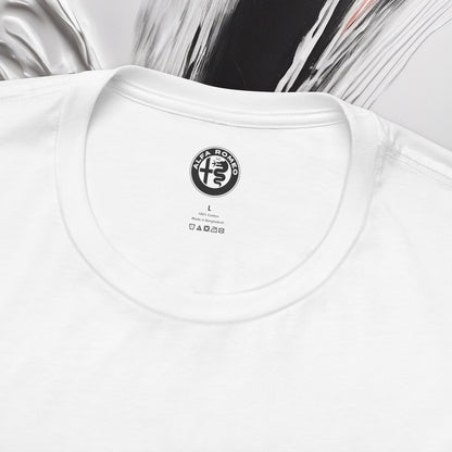Alfa Romeo Bella+Canvas Kurzarm-T-Shirt – ethisches Unisex-Baumwoll-T-Shirt – hergestellt in den USA