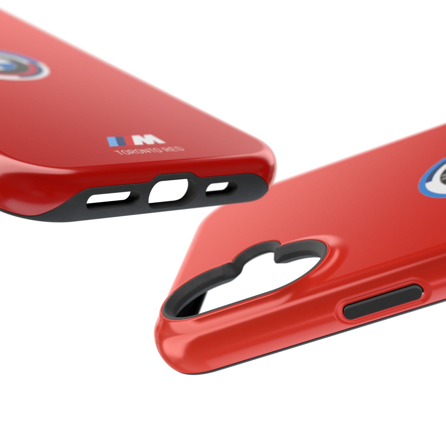 BMW G8X Toronto Red iPhone MagSafe Tough Case - 50 Jahre Logo and M Piping