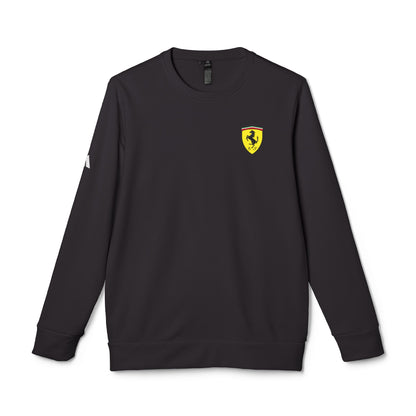 adidas Unisex Fleece Sweatshirt with Ferrari Scuderia Logo – Premium Comfort Meets Racing Style