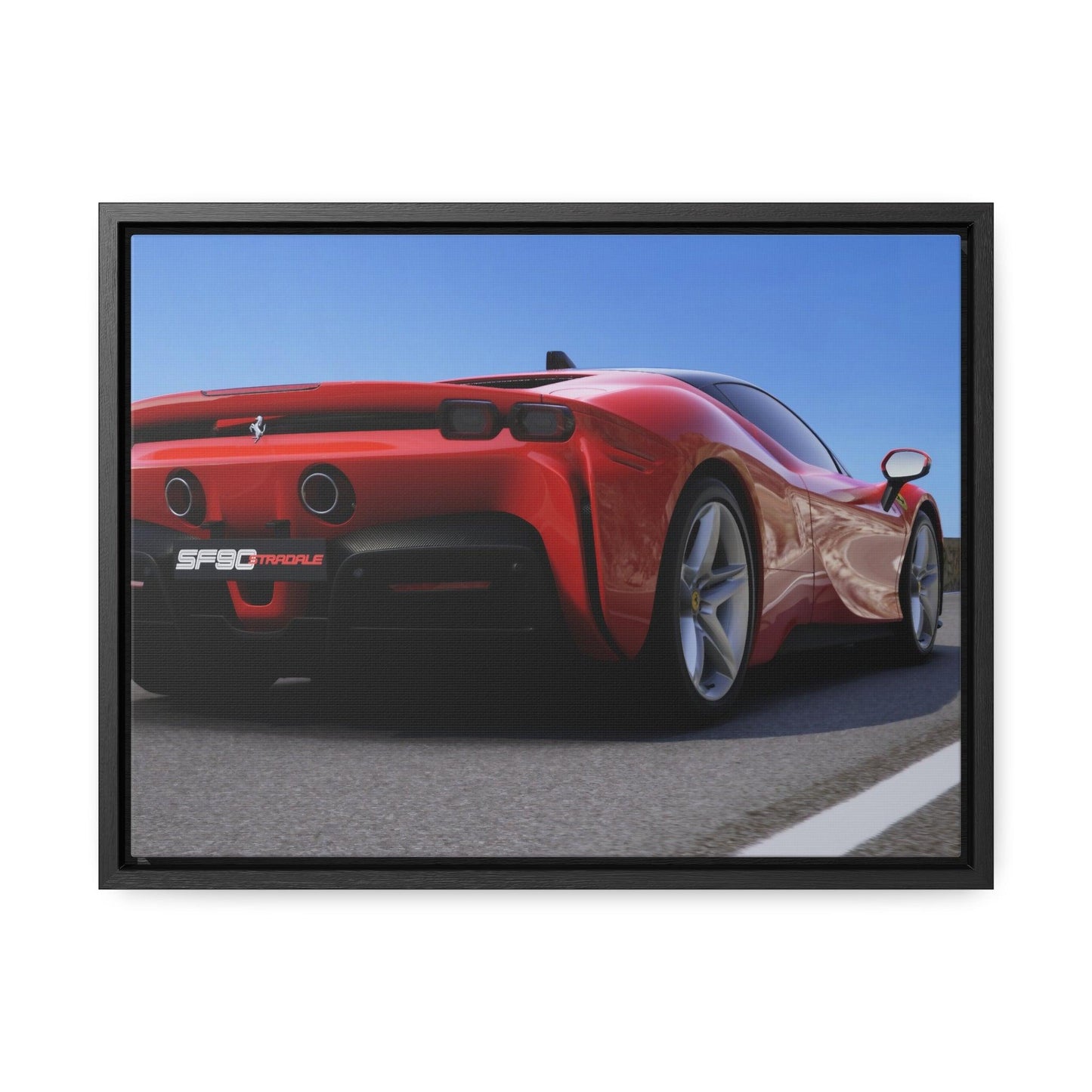 Ferrari SF90 Asphalt Dominator Canvas Art - Custom, Personalized - Canvas - AI Print Spot