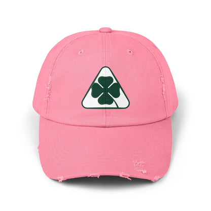 Alfa Romeo Quadrifoglio Hat - Unisex Distressed Cap, Adjustable Fit - Multiple Colors - AI Print Spot