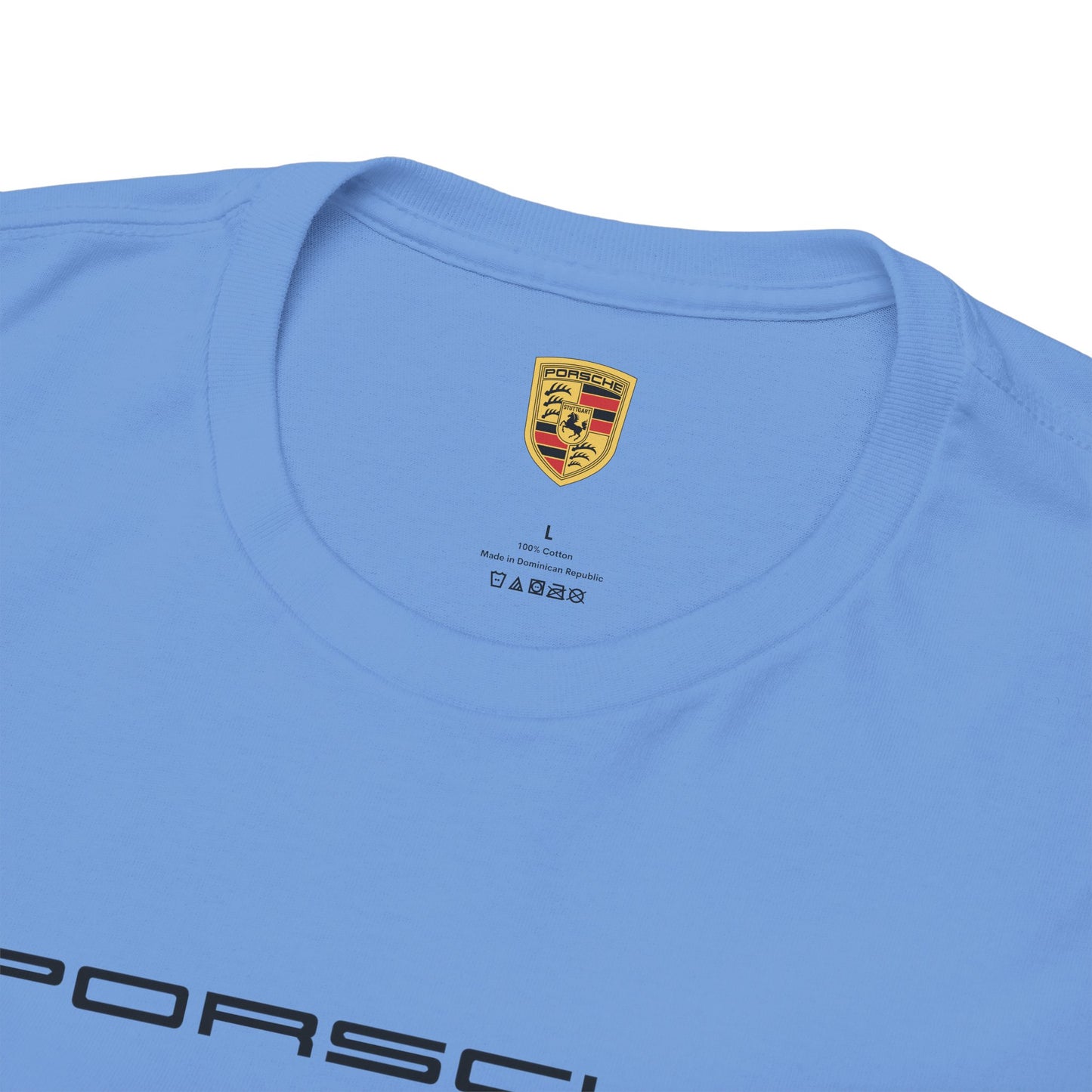 Porsche Unisex Heavy Cotton Tee - Casual Automotive Summer Style Shirt - 13 Colors