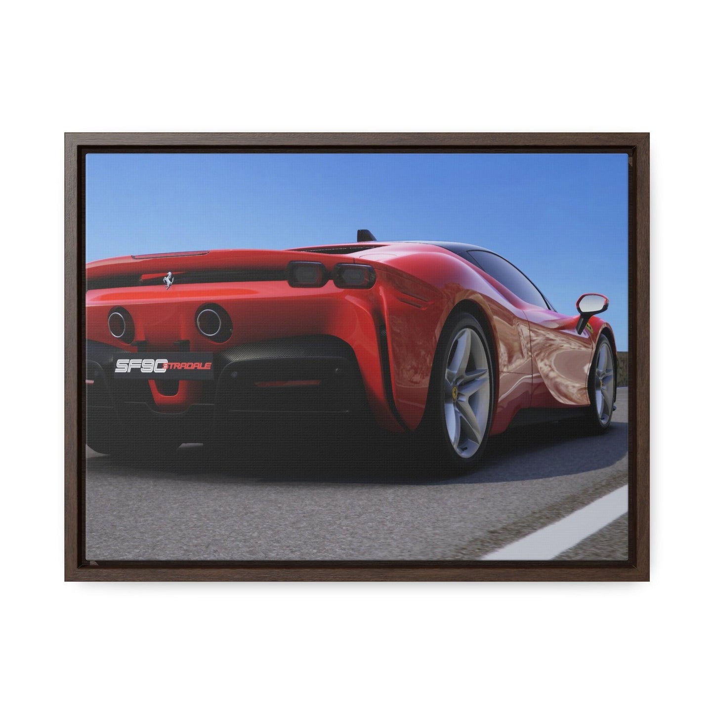 Ferrari SF90 Asphalt Dominator Canvas Art - Custom, Personalized - Canvas - AI Print Spot