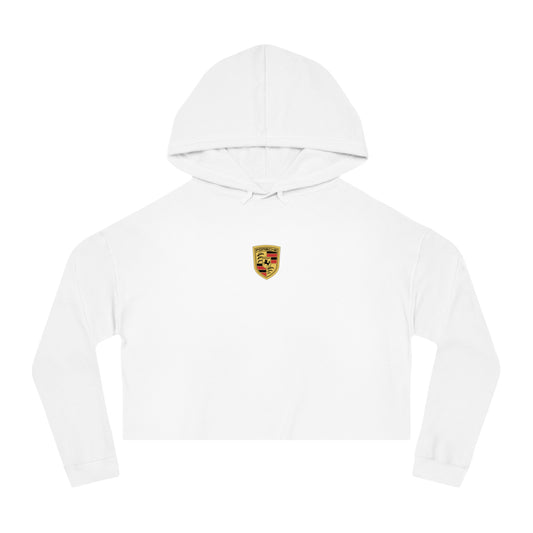 Porsche Crest Crop Hoodie for Women in 8 Colors