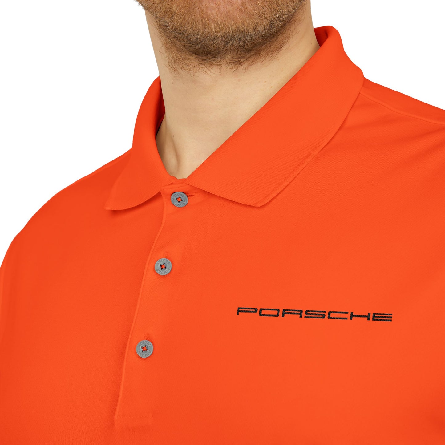 Porsche Adidas Performance Polo Shirt Embroidered in Black - Multiple Colors