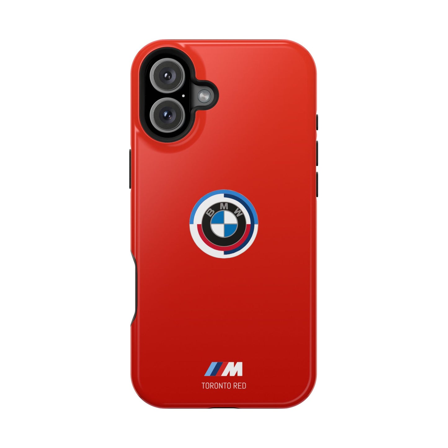 BMW G8X Toronto Red iPhone MagSafe Tough Case - 50 Jahre Logo and M Piping