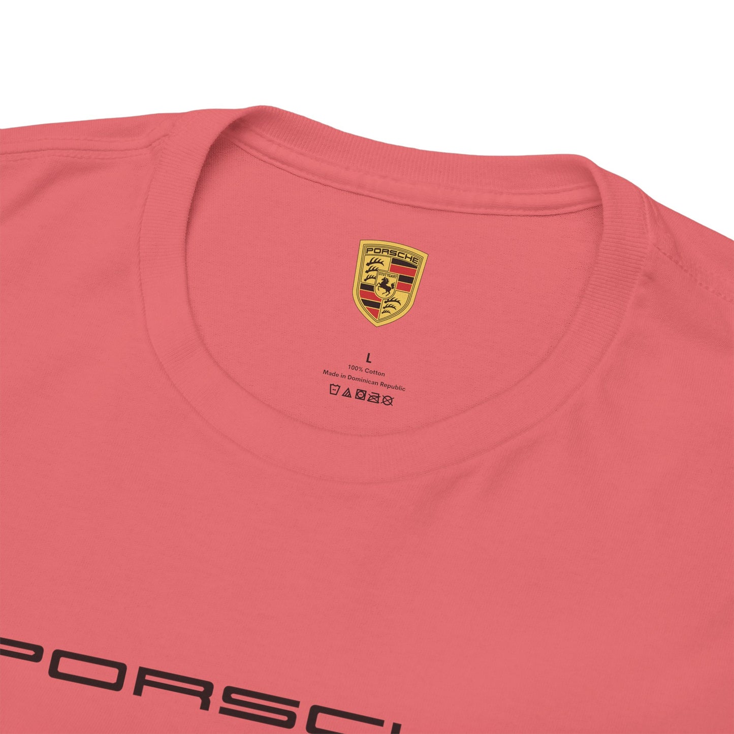 Porsche Unisex Heavy Cotton Tee - Casual Automotive Summer Style Shirt - 13 Colors