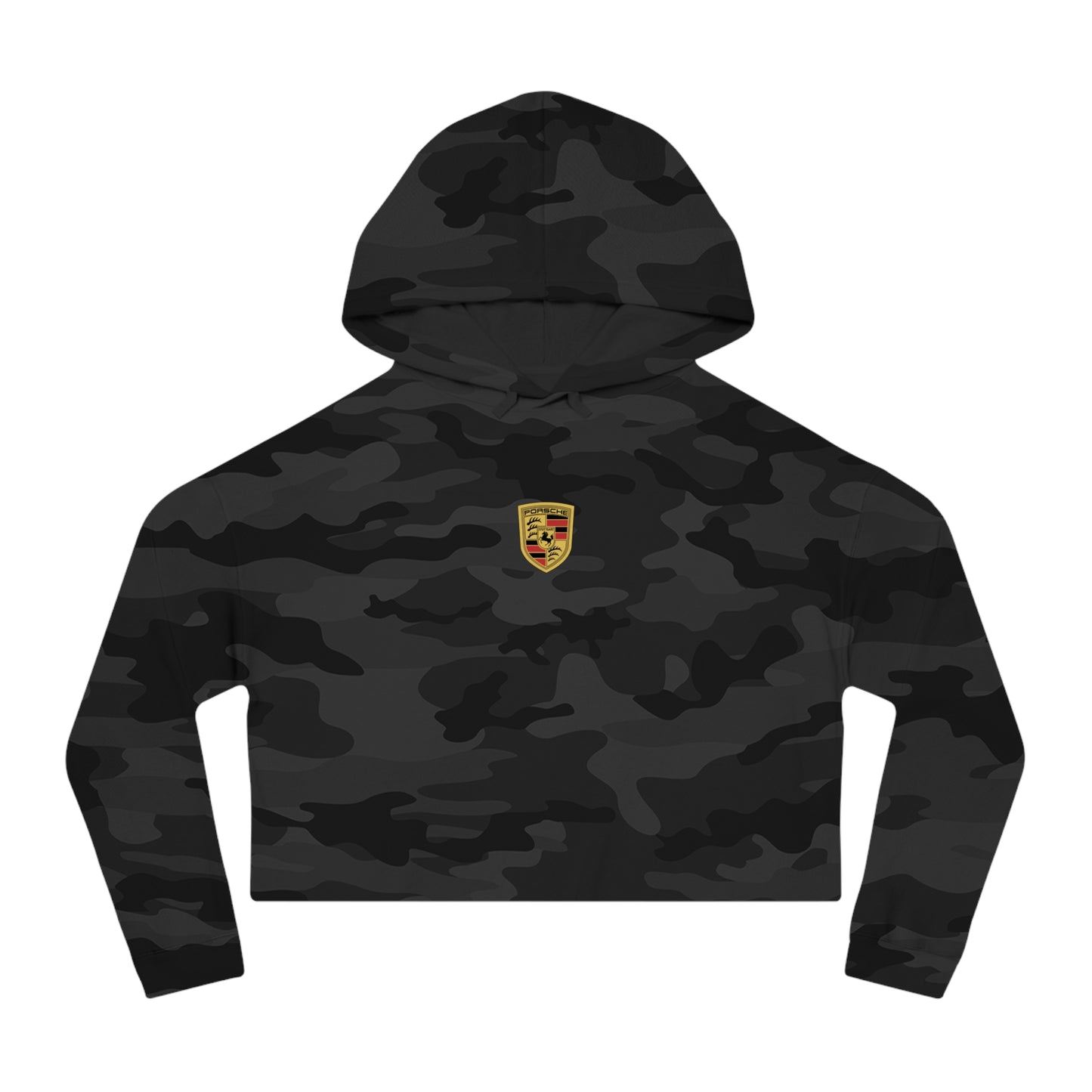 Porsche Crest Crop Hoodie for Women in 8 Colors