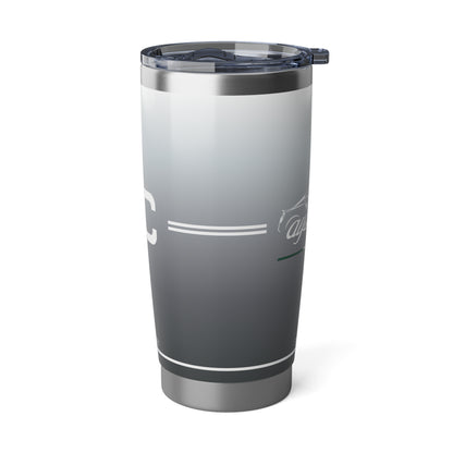 Alfa Romeo 4C Tumbler - 20oz Insulated Travel Mug, Basalt Grey - Ideal for Racing Enthusiasts