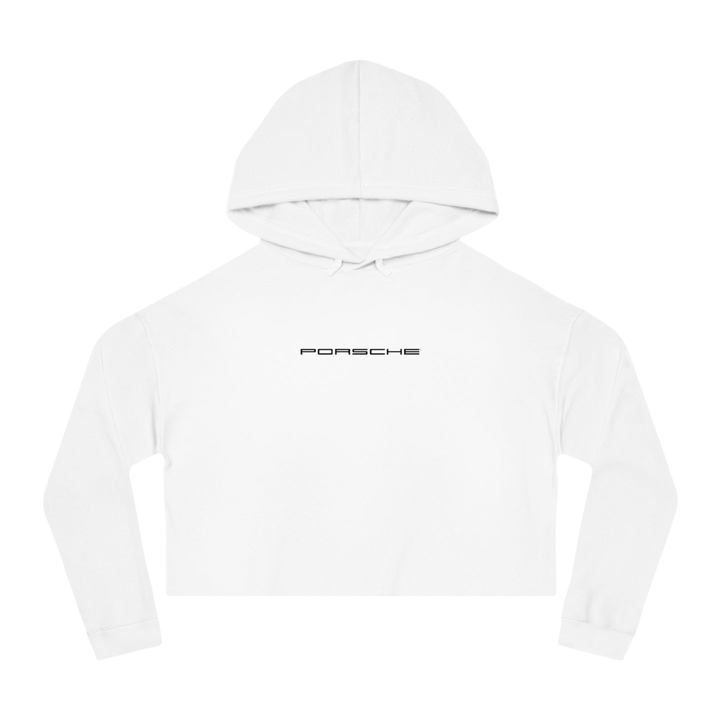 Porsche Crest Crop Hoodie for Women - 8 Colors