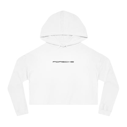 Porsche Crest Crop Hoodie for Women - 8 Colors