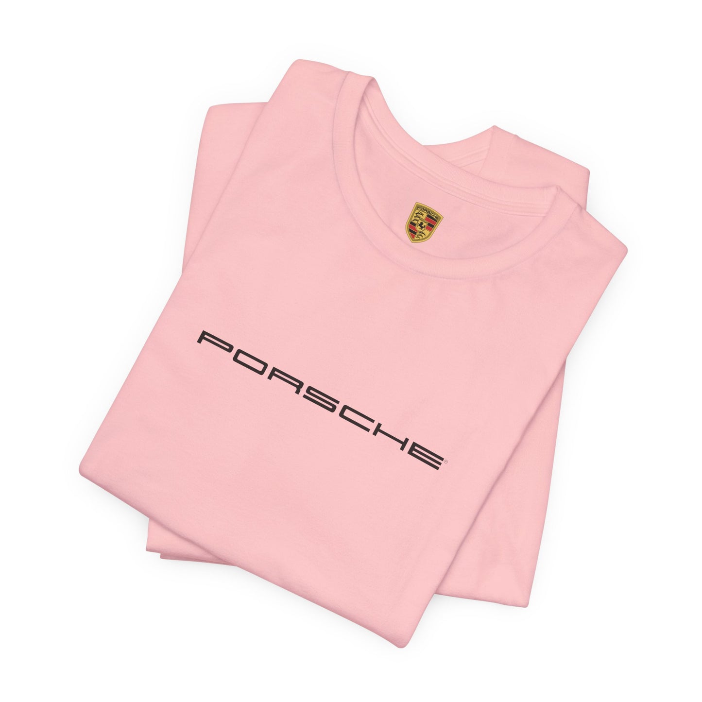 Porsche Inspired Logo Bella+Canvas Short-Sleeve Tee - 16 Colors - Ethical Unisex Cotton T-Shirt - Made in USA