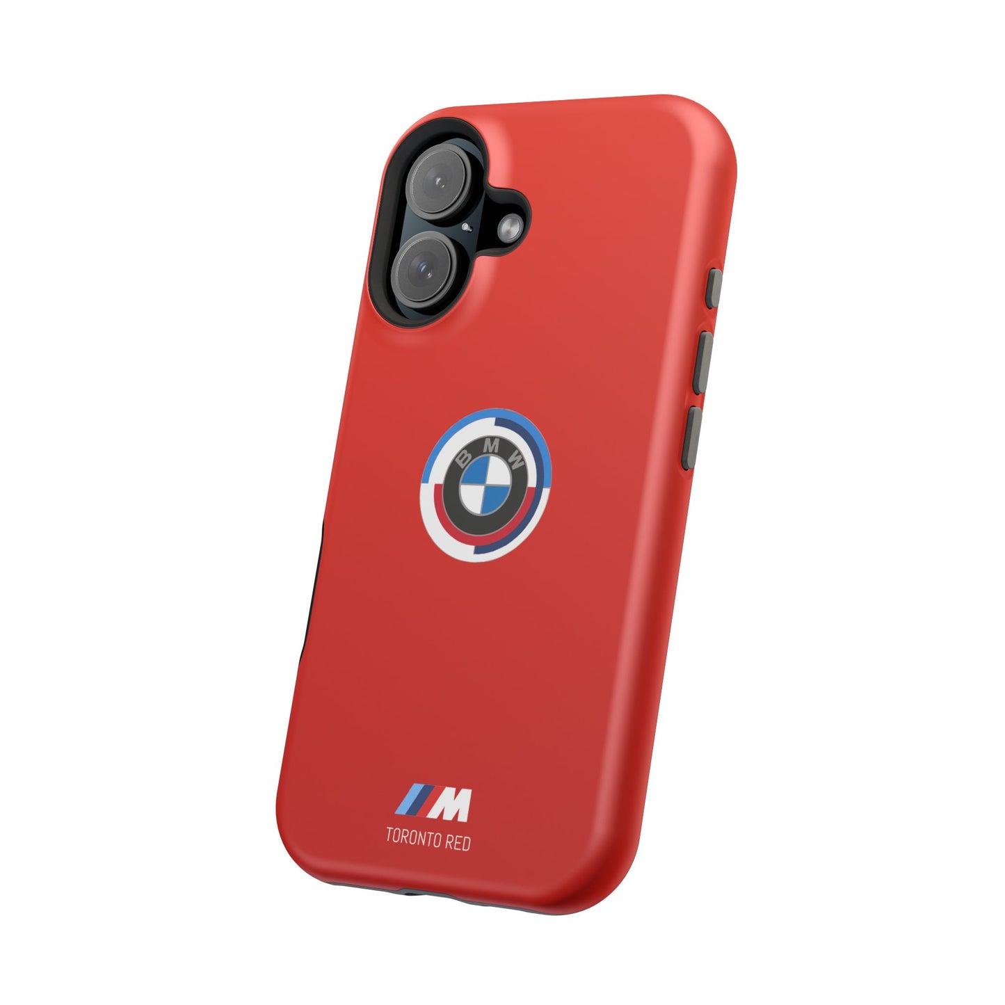 BMW G8X Toronto Red iPhone MagSafe Tough Case - 50 Jahre Logo and M Piping