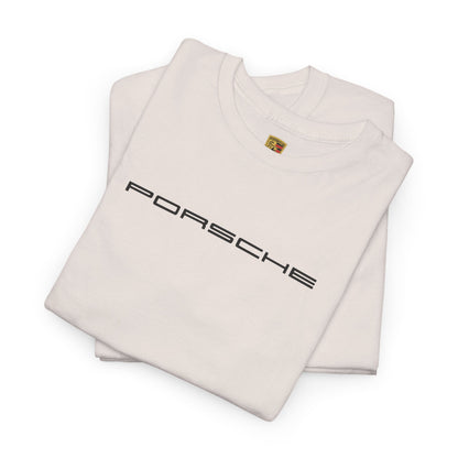 Porsche Unisex Heavy Cotton Tee - Casual Automotive Summer Style Shirt - 13 Colors