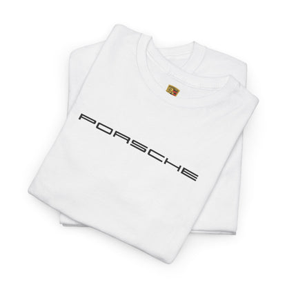 Porsche Unisex Heavy Cotton Tee - Casual Automotive Summer Style Shirt - 13 Colors