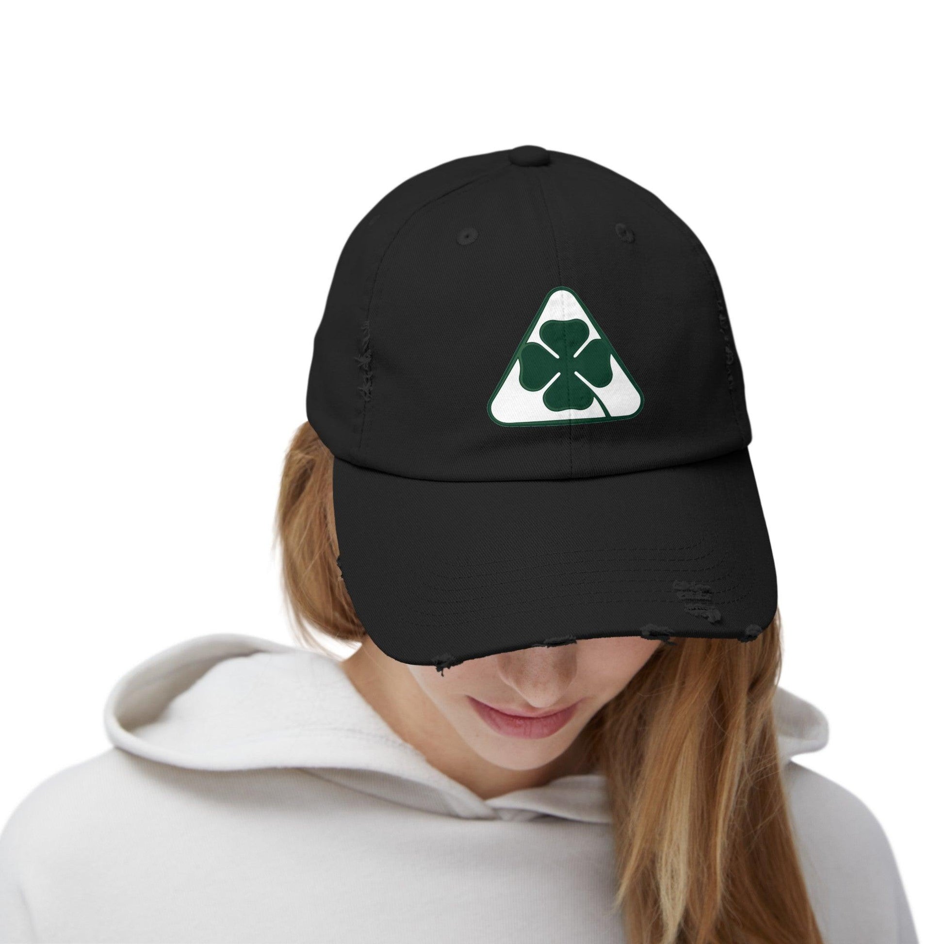 Alfa Romeo Quadrifoglio Hat - Unisex Distressed Cap, Adjustable Fit - Multiple Colors - AI Print Spot