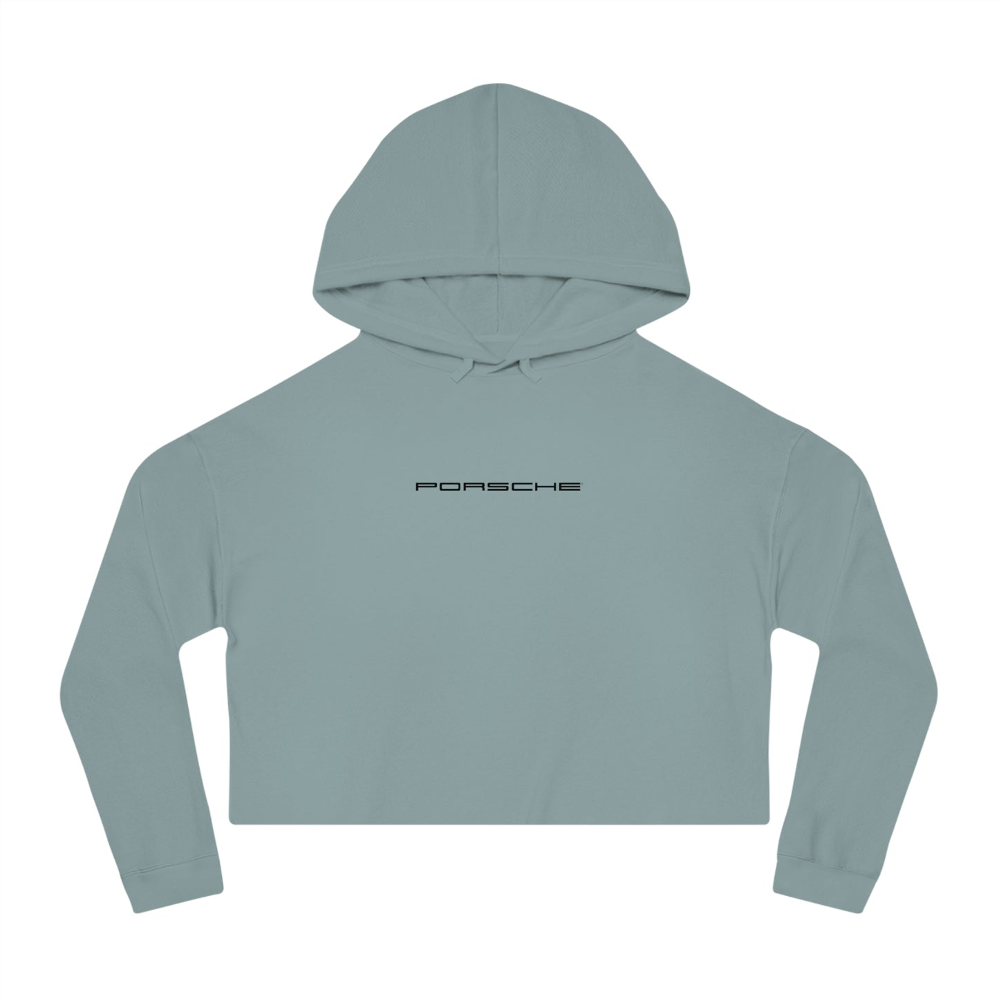 Porsche Crest Crop Hoodie for Women - 8 Colors