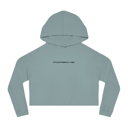 Porsche Crest Crop Hoodie for Women - 8 Colors