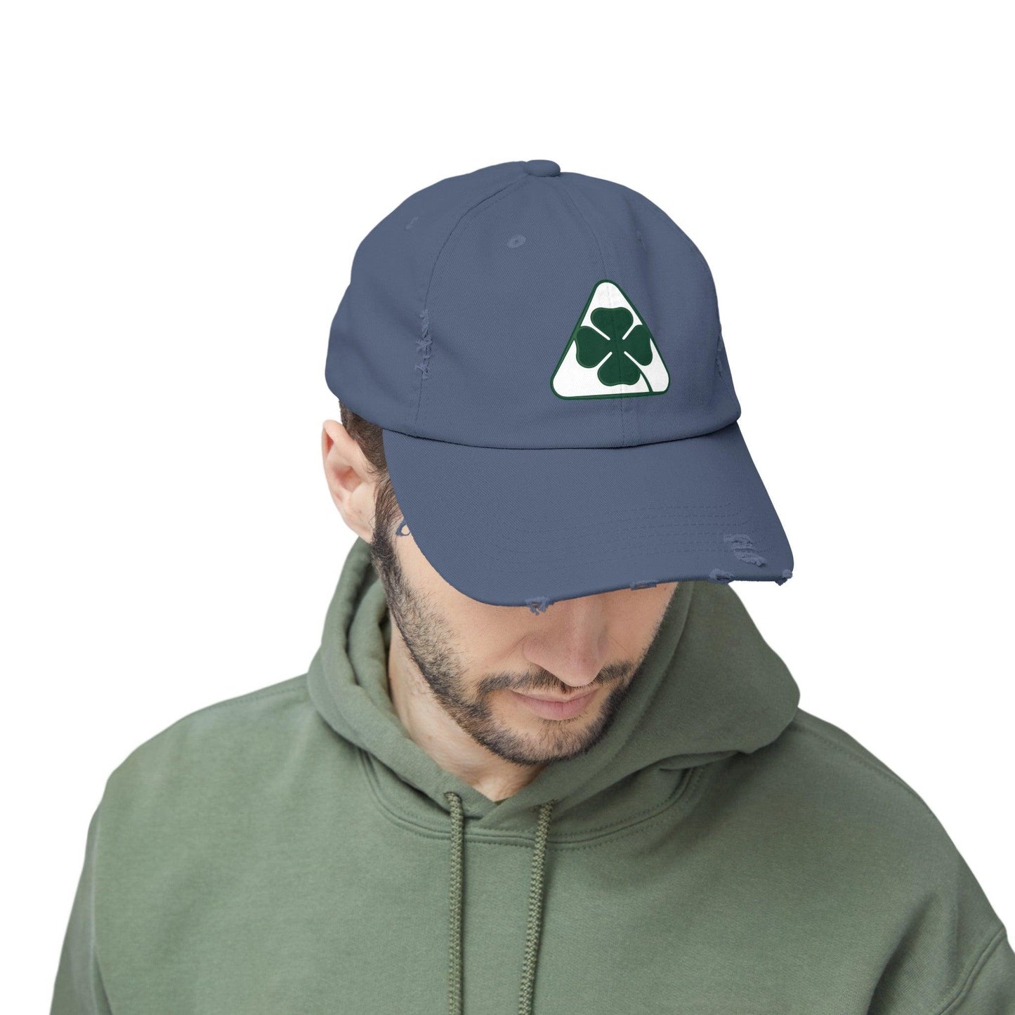 Alfa Romeo Quadrifoglio Hat - Unisex Distressed Cap, Adjustable Fit - Multiple Colors - AI Print Spot